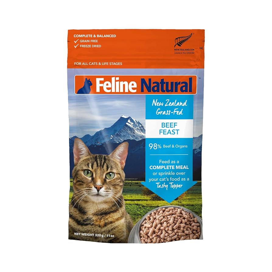 フィーラインナチュラル 猫用320g×４袋 Amazon.co.jp: Feline Natural(フィーラインナチュラル